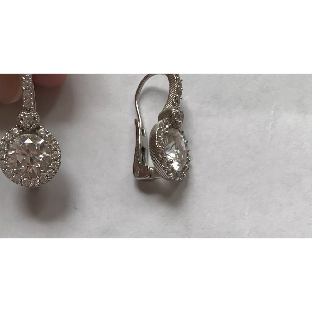 SOLD 🦋🐳🐠🐡🦚Judith Ripka earrings - Picture 2 of 8